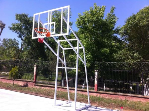 Dört Direkli Seyyar Tekerlekli Basketbol Potası