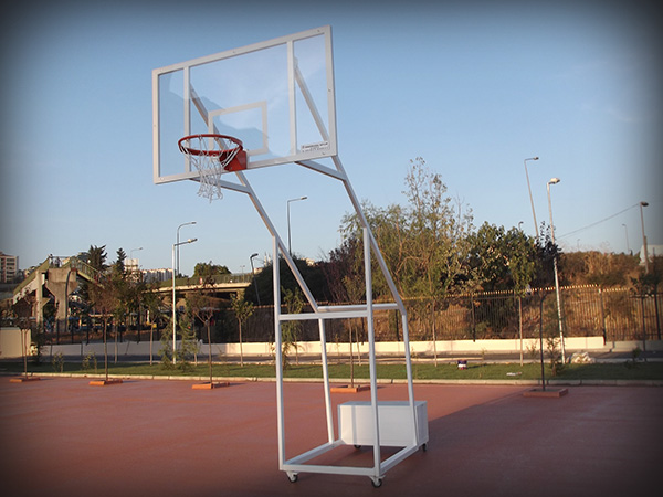 Dört Direkli Tekerlekli Basketbol Potası